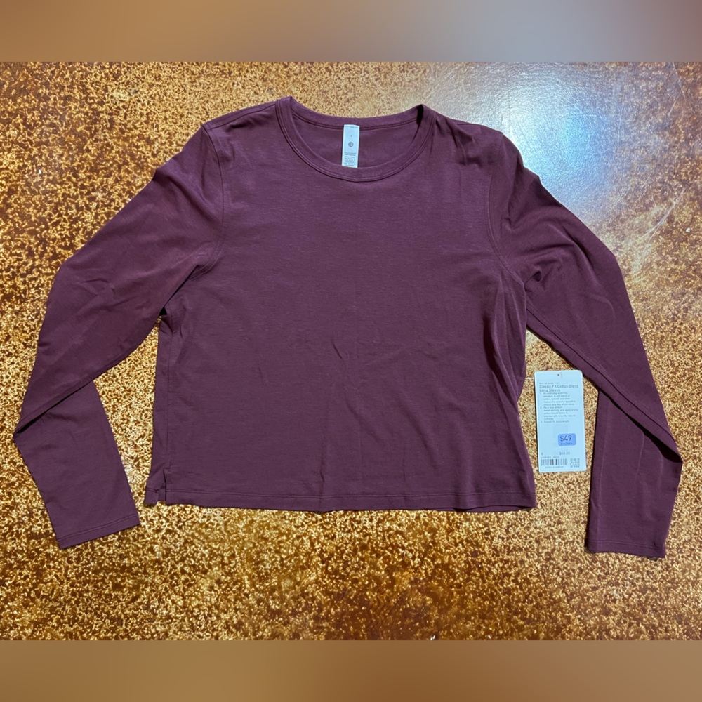 Lululemon Classic-Fit Cotton-Blend Long Sleeve Top